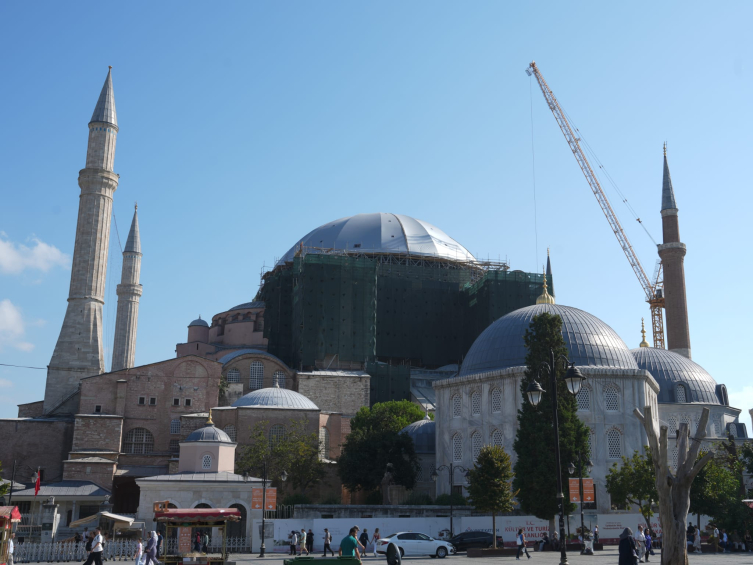 Ayasofya’nın kubbesinde güçlendirme ve konservasyon çalışmaları başlıyor